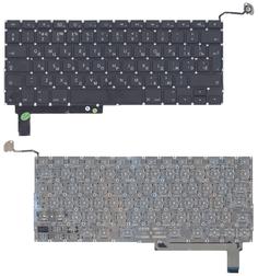 Клавиатура для ноутбука Apple MacBook Pro (A1286) (2011, 2012 года) с подсветкой (Light), Black, (No Frame), с (SD), RU (вертикальный энтер)