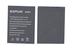 Аккумуляторная батарея для смартфона Explay A351 3.7V Black 1800mAh 6.66Wh
