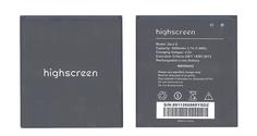 Аккумуляторная батарея для смартфона Highscreen Zera S 3.7V Black 2000mAh 7.4Wh