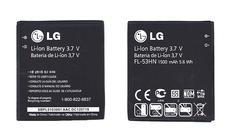 Аккумуляторная батарея для смартфона LG FL-53HN P990 Optimus 2X 3.7V Black 1500mAh 5.6Wh