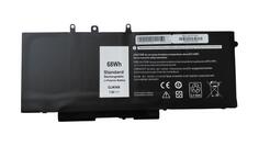 Усиленная аккумуляторная батарея для ноутбука Dell DV9NT Latitude 15 3520 7.6V Black 8500mAh OEM