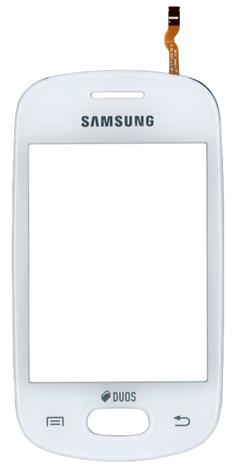 Тачскрин (Сенсорное стекло) для смартфона Samsung Galaxy Star GT-S5280 белый
