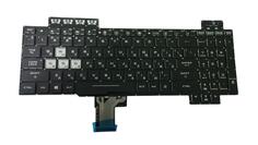 Клавиатура для ноутбука Asus Gaming FX504 с подсветкой (Red Light), Black, RU
