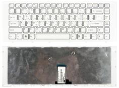 Клавиатура для ноутбука Sony Vaio (VPC-EG, VPC-EK) White, (White Frame) RU