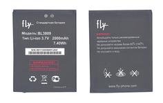 Аккумуляторная батарея для смартфона Fly BL3809 IQ458 Evo Tech 2/IQ459 Quad Evo Chic 2 3.7V Black 2000mAh 7.4Wh