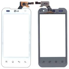 Тачскрин (Сенсорное стекло) для смартфона LG P990 Optimus 2X белый