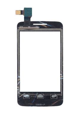Тачскрин (Сенсорное стекло) для смартфона Alcatel One Touch Tribe 3041D черное