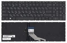 Клавиатура для ноутбука HP Omen (15-dc), Black с подсветкой (Light), (No Frame) RU