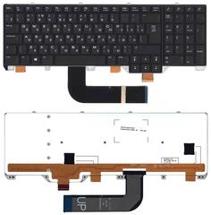 Клавиатура для ноутбука Dell Alienware M17x R5 с подсветкой (Light), Black, RU