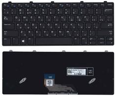 Клавиатура для ноутбука Dell Chromebook 11 3180, Black, (Black Frame), RU