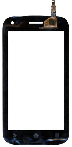 Тачскрин (Сенсорное стекло) для смартфона Fly IQ450 Quattro черный