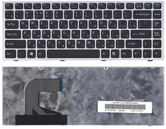 Клавиатура для ноутбука Sony Vaio (VPC-S) Black, (Silver Frame) RU
