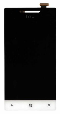 Матрица с тачскрином (модуль) для HTC Windows Phone 8S (A620e) черный + белый