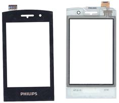 Тачскрин (Сенсорное стекло) для смартфона Philips Xenium W727 черный