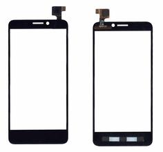 Тачскрин (Сенсорное стекло) для смартфона Alcatel One Touch Idol S 6035R черное