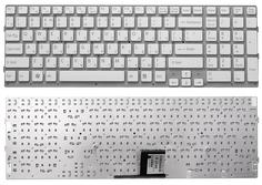 Клавиатура для ноутбука Sony Vaio (VPC-EС) White, (No Frame) RU