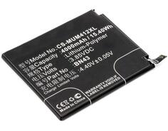 Аккумуляторная батарея для Xiaomi CS-MUM412XL 4X (Ch.Version) 3.85V Black 4000mAh 15.40Wh