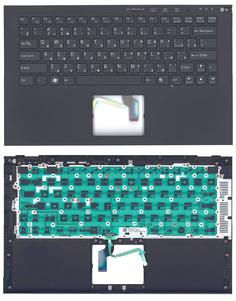 Клавиатура для ноутбука Sony Vaio (VPCZ2) Black, (Black TopCase), RU