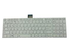 Клавиатура ддля ноутбука Toshiba Satellite (L850, L870) White, (White Frame) RU