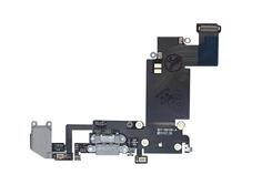 Шлейф разъема питания с аудио-разъемом для Apple iPhone 6S Plus серый