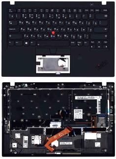 Клавиатура для ноутбука Lenovo ThinkPad X1 Carbon Gen 6 Black, (Black TopCase) RU