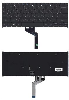 Клавиатура для ноутбука Acer TravelMate P4 P414-51 Black, (No Frame), RU