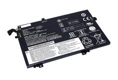 Аккумуляторная батарея для ноутбука Lenovo L17M3P54 ThinkPad L480 11.1V Black 4080mAh