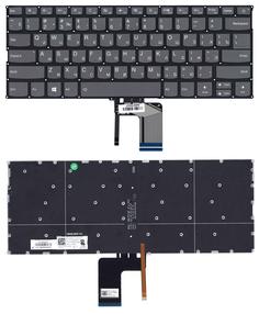 Клавиатура для ноутбука Lenovo Yoga (720-13ISK) Black с подсветкой (Light) (No Frame) RU