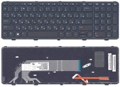 Клавиатура для ноутбука HP 450 G0, G1, G2, 455 G1, G2, 470 G0, G1 с подсветкой (Light), Black, (Black Frame), RU