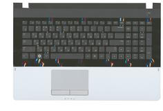 Клавиатура для ноутбука Samsung (NP305E7A) Black, (Silver-Black TopCase), RU