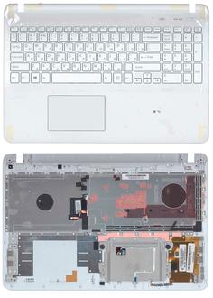 Клавиатура для ноутбука Sony FIT 15 (SVF15) White, (White TopCase), RU