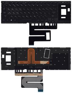 Клавиатура для ноутбука Asus ROG GX501VS Black, (No Frame) RU маленький энтер