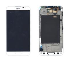 Матрица с тачскрином (модуль) для LG OPTIMUS G PRO E980 E985 F240L/K/S с рамкой белый