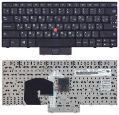 Клавиатура для ноутбука Lenovo ThinkPad Twist (230U, S230, S230I) с указателем (Point Stick) Black, Black Frame, RU