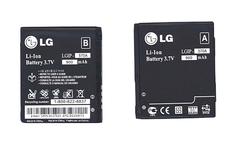 Аккумуляторная батарея для смартфона LG LGIP-570A KP500 Cookie 3.7V Black 900mAh 3.4Wh