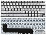 Клавиатура для ноутбука Asus Zenbook (UX21A, UX21E) Silver, (No Frame) RU