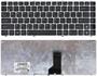 Клавиатура для ноутбука Asus (UL30, K42, K43, X42) Black, (Silver Frame) RU