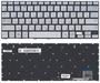 Клавиатура для ноутбука Samsung (740U3E, NP740U3E) с подсветкой (Light), Silver, (No Frame), RU
