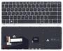 Клавиатура для ноутбука HP EliteBook (840 G1) Black, (Silver Frame) RU