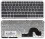 Клавиатура для ноутбука HP Pavilion (DM3-1000) Black, (Silver Frame) RU