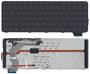 Клавиатура для ноутбука HP Envy (14-1000) Black с красной подсветкой (Red Light), (Black Frame) RU