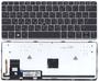 Клавиатура для ноутбука HP Elitebook (725 G2) с указателем (Point Stick), Black, (Gray Frame) RU
