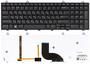 Клавиатура для ноутбука Dell Studio (17, 1745, 1747, 1749) с подсветкой (Light), Black, RU