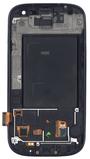 Матрица с тачскрином (модуль) для Samsung Galaxy S3 GT-I9300 черный с рамкой