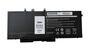 Усиленная аккумуляторная батарея для ноутбука Dell DV9NT Latitude 15 3520 7.6V Black 8500mAh OEM