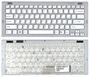 Клавиатура для ноутбука Sony Vaio (VGN-SR) White, (Silver Frame) RU