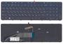 Клавиатура для ноутбука HP ProBook (450 G3, 455 G3, 470 G3, 450 G4, 455 G4, 470 G4) с подсветкой (Light), Black, (Black Frame), RU