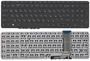 Клавиатура для ноутбука HP Envy (15-J000) Black, (No Frame) RU (горизонтальный энтер)