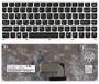 Клавиатура для ноутбука Lenovo IdeaPad (U460) Black, (Silver Frame), RU