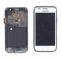 Матрица с тачскрином (модуль) для Samsung Galaxy S GT-I9000 белый с рамкой